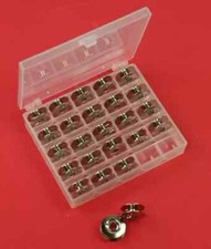 Spulenbox mit 25 Spulen für Pfaff Nähmaschi...