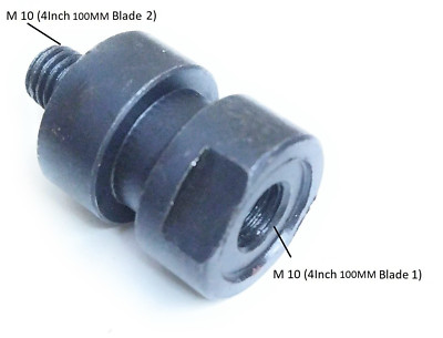 4 Inch Angle Grinder Double Blade Adapter For Diamond Marble Blades, Double Nut