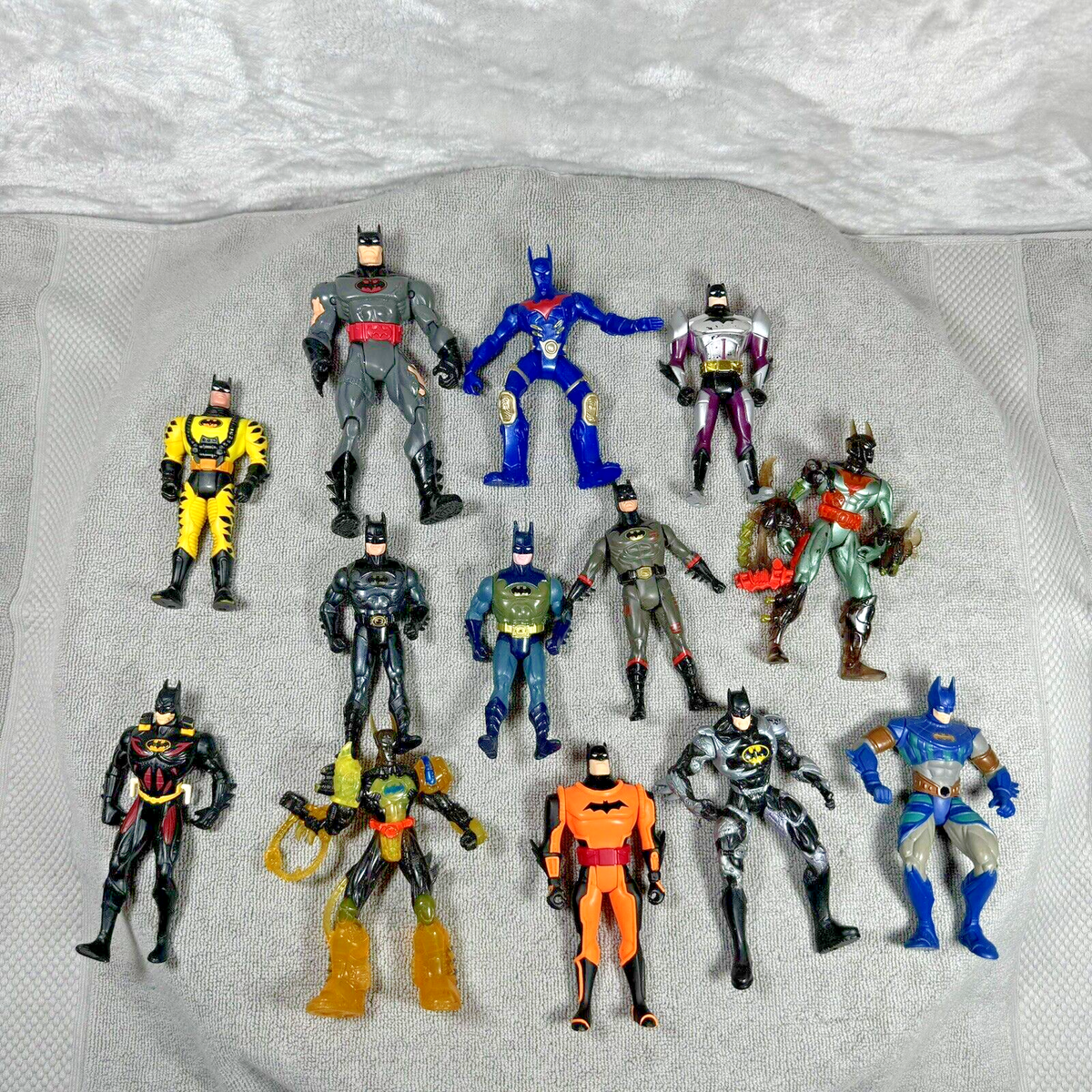 Vintage 90s Kenner DC Comics Hasbro Batman 5 inch Action Figures