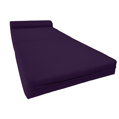 Purple Sleeper Chair Folding Foam Beds, Portable Guest Bed Studio 6 x 32 x 70