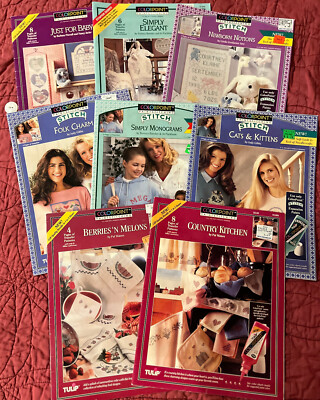 COLORPOINT Paint Stitching - 8 Booklets of Transfer pages - Check the ...