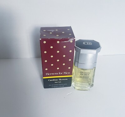 Herrera By Carolina Herrera For Men Eau De Toilette Spray 1.7oz/50ml NIB Vintage