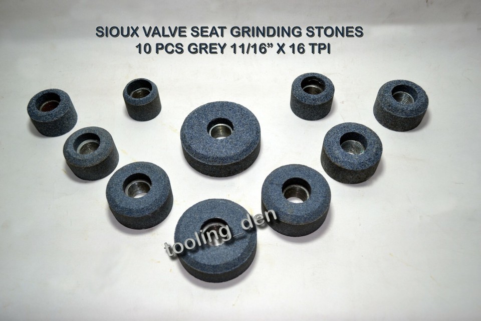 20x GREY SIOUX VALVE SEAT GRINDER STONES 120 GRIT FINISHING CUT eBay