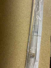 Alno A2803-14 Vita Bella 14" Modern Smooth Bar Cabinet Handle with "L" Legs