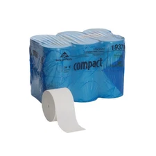 Georgia Pacific Compact 2-Ply Toilet Tissue Paper Rolls Coreless 18 Rolls 19378