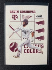 2026 Onit Athlete Gavin Grahovac Campus Colors #CC-12 Texas A&M Aggies Baseball!