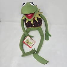 Vintage Muppets 24" Kermit The Frog Eden Toys Jim Henson Kohls/Macy's