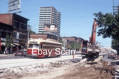 Lot Of 12 Original 35mm Kodachrome Slides TTC Toronto Trolleys Streetcars 1978