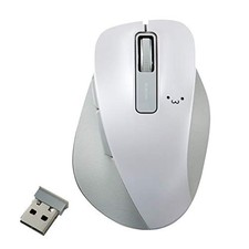 ELECOM Wireless Mouse Medium Size 5 Buttons White Face M-XGM10DBWH/EC