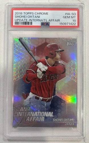 New Listing2018 Topps Chrome Update -International Affair Shohei Ohtani #IA-SO