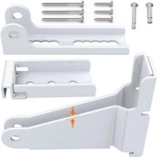 Reinforced Storm Door Closer Bracket Kit for Easy Door Repair and Replacement
