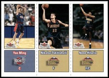 2002-03 Fleer Tradition #285 Yao Ming / Nikoloz Tskitishvili / Nene Hilario