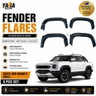 MatteBlack Pocket Style Fender Flares 60mm extent For BYD Shark 6 2024+ No Drill