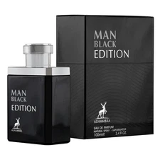 Maison Alhambra Man Black Eau de Parfum Spray for Men, 3.4 Fl Oz (100 ml)
