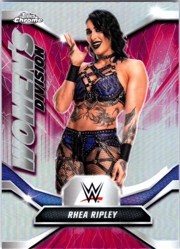 Rhea Ripley 2026 Topps Chrome WWE #WDV-36 Refractor Trading Card