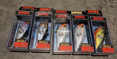 Choose 1: Rapala CNR 6 - Glass Ghost, Silver, Or Hot Steel Clackin Rap