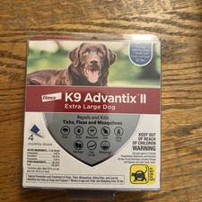 ELANCO K9 ADVANTIX II SPOT ON TREATMENT FOR DOGS 2 PACK EXTRA LARGE DOG OVER 55