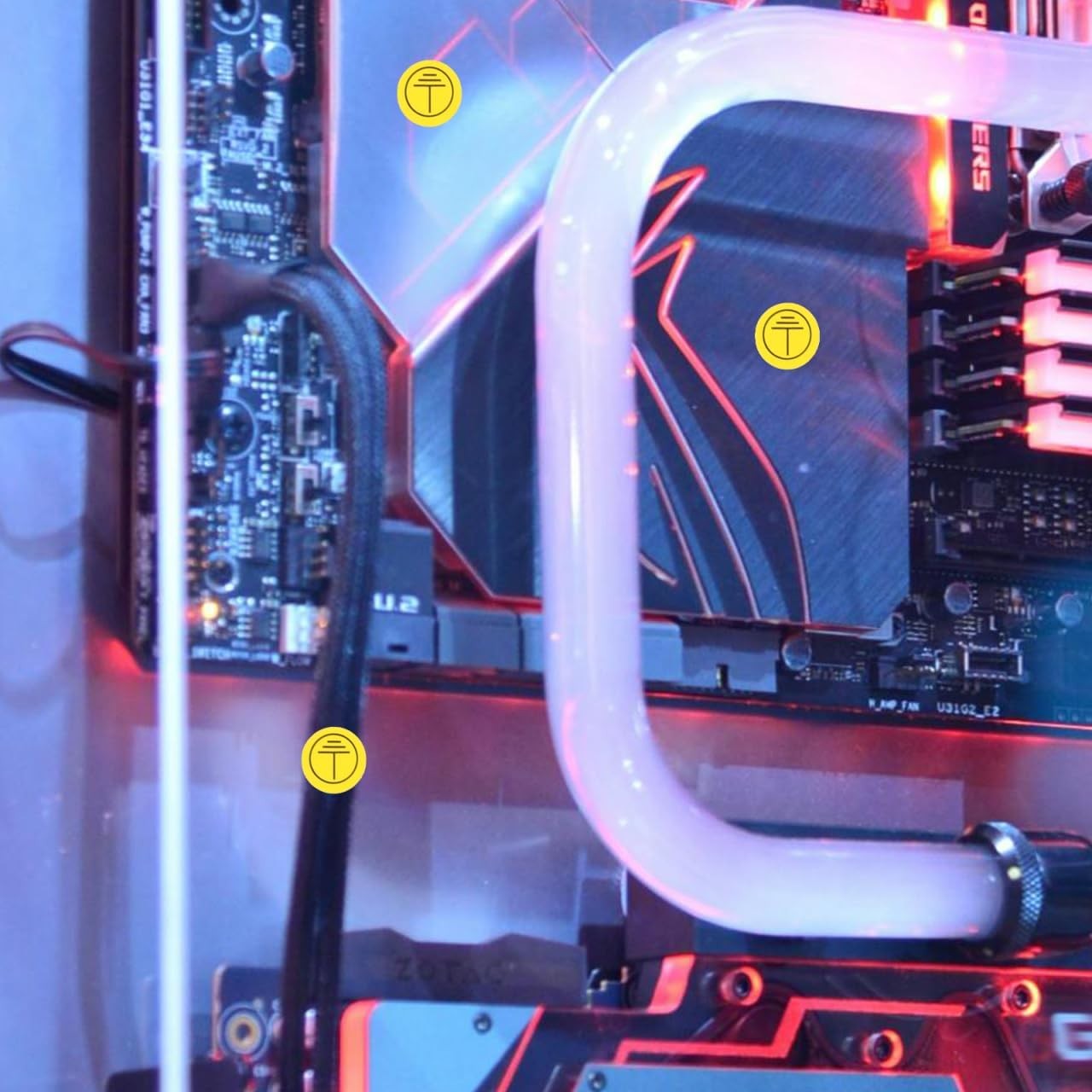 iplusmile 800pcs Ground Symbol Stickers Labels 1.00X1.00X0.10CM, Yellow 