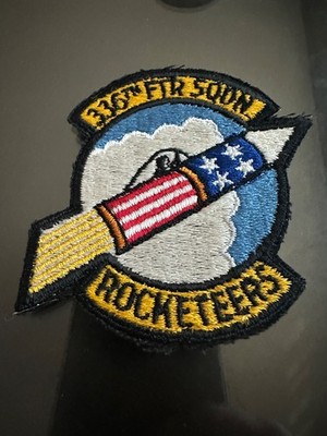 Vintage USAF 336th Fighter Squadron Patch Rocketeers