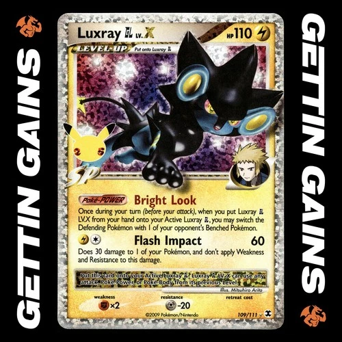 Luxray GL Lv. X - 109/111 - Ultra Rare - Celebrations - Pokemon Card - NM/M