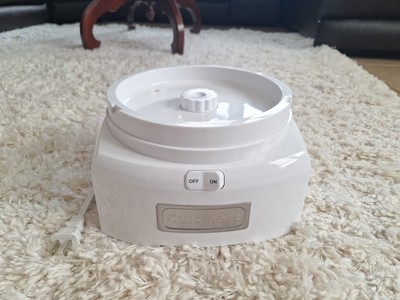 Cuisinart Ice Cream ICE-21 Frozen Yogurt Sorbet Maker Motor Base White - Tested