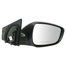 TRQ Passenger Side Mirror For 2014-2016 Hyundai Elantra Elantra Coupe Heated Bla