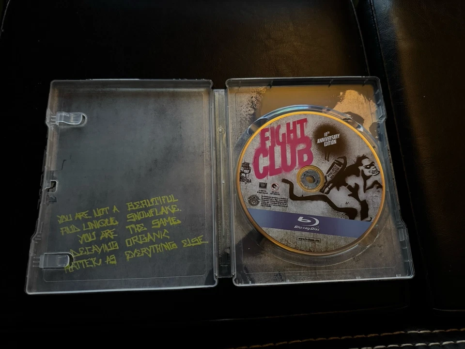 Fight Club Blu-ray Steelbook (2016, OOP, Best Buy) Foto 3 de 4