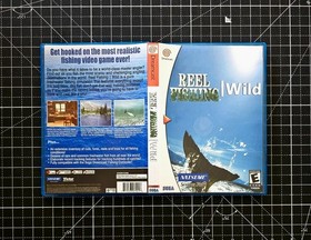 Dreamcast Reel Fishing Wild Custom Case - NO Game or Manual
