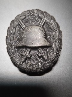 Original German wounded badge black WW1 worldwar 1 GREAT