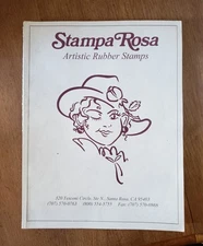 Stampa Rosa Artistic Rubber Stamps Catalog