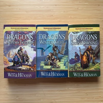 DRAGONLANCE CHRONICLES Trilogy Complete Set 2000 PB Margaret Weis Tracy Hickman