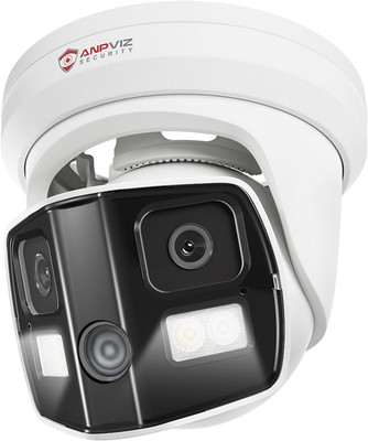 4K Dual Lens Outdoor Poe IP Camera, 180° Panoramic, Smart Detection, 2-Way Talk