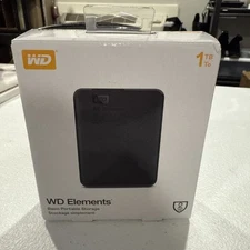 Western Digital WDBUZG0010BBK-WESN 1 TB Portable External Hard Disk - Black