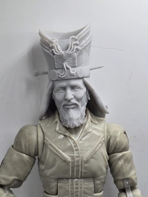 3d Printed BIG TROUBLE LO PAN HEAD#1  1:12 6'' Classified Legends SCALE