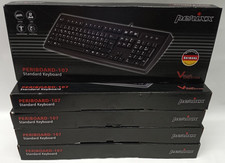 New Open Box Lot of 5 Perixx Periboard-107 Standard Keyboard N2192 C9