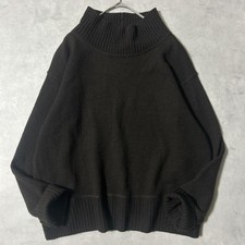MHL. Margaret Howell Felted Rough Wool Turtleneck Sweater Long Sleeve JAPAN
