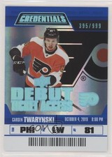 2019 Upper Deck Credentials Debut Ticket Access /999 Tier 1 Carsen Twarynski z6b
