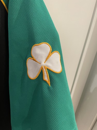 Boston Red Sox Stitches St Patrick's Day Jersey Size Large Shamrock MLB Baseball - Picture 10 of 19