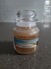 Yankee Candle - Small Jar 3.7oz - FLORAL BROWN SUN & SAND SCENT w/LID - NEW 