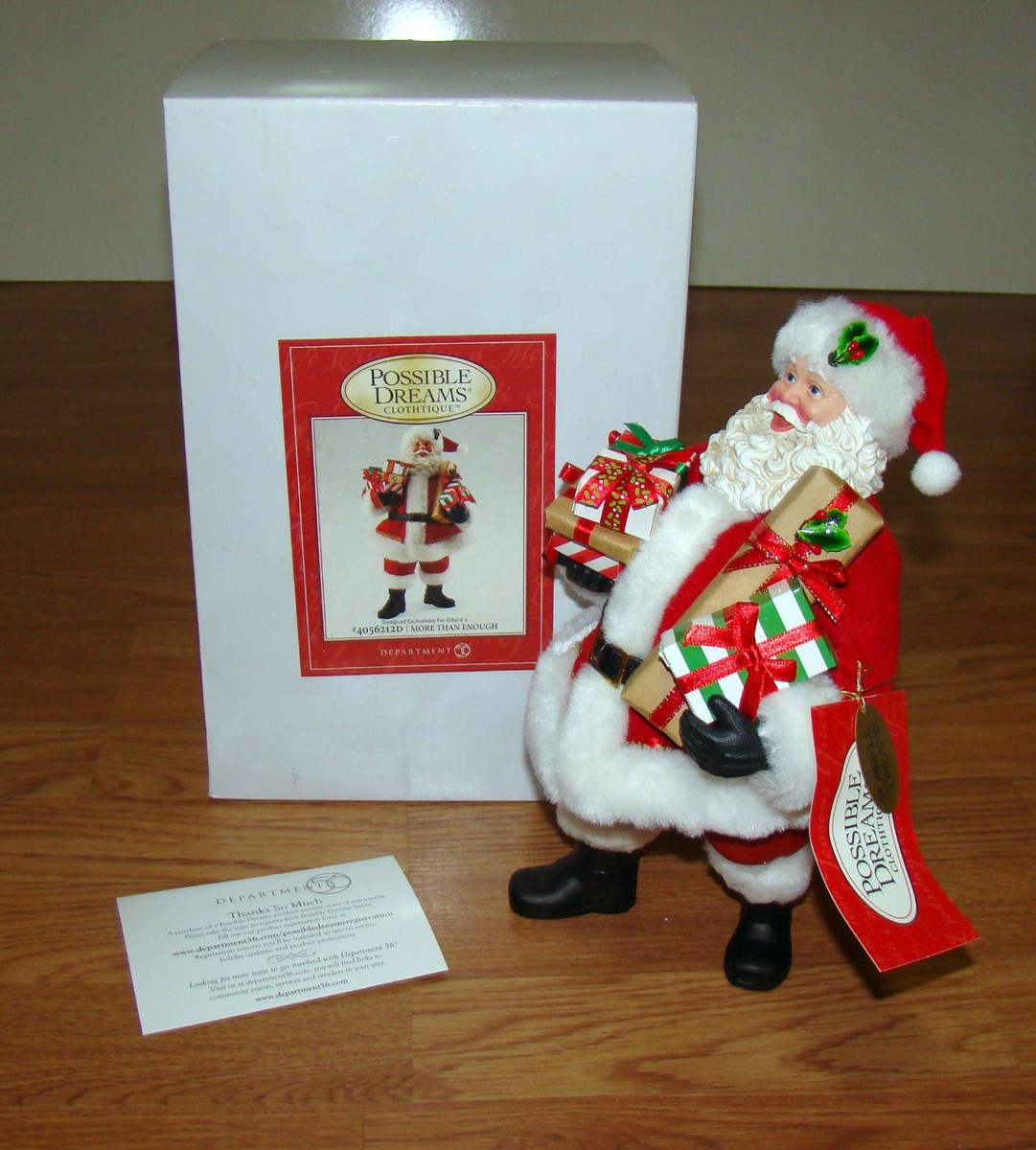 Dept. 56, Possible Dreams Clothtique, MORE THAN ENOUGH (4056212D