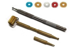 Sujok Acupressure Probe Metal Multipurpose 5 in 1 Mini Roller Jimmys Rings