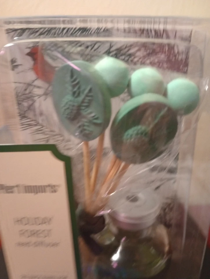 Pier 1 Imports Reed Diffuser Holiday Forest Fragrance .95 fl oz Glass Bottle NEW - Image 3 of 4