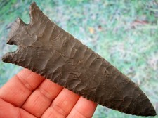 Super Fine 5 9/16 inch Ceremonial Tennessee Hopewell Point with COA Arrowheads