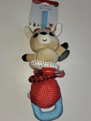 Clarice Jiggle Toy Baby Ages 0+ Rudolph The Red Nosed Reindeer Christmas Holiday