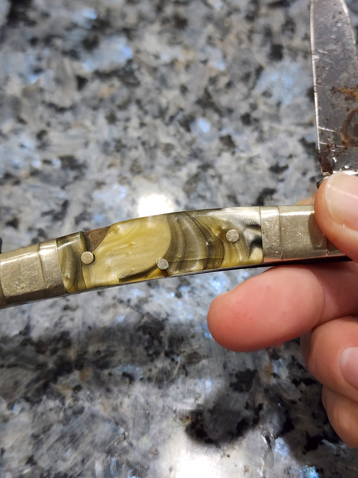 Hen & Rooster Pocket Knife 324C 24KT Bertram Solingen Germany 4 Blade Congress