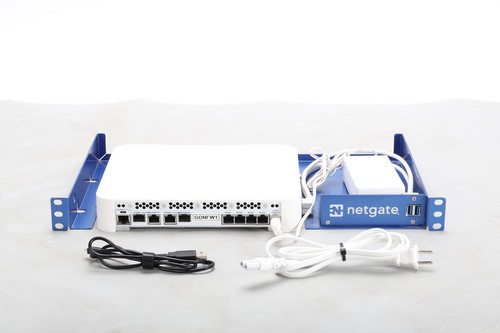 Netgate 4100 Security Gateway With Rack Mount, Power Supply, and USB Cable