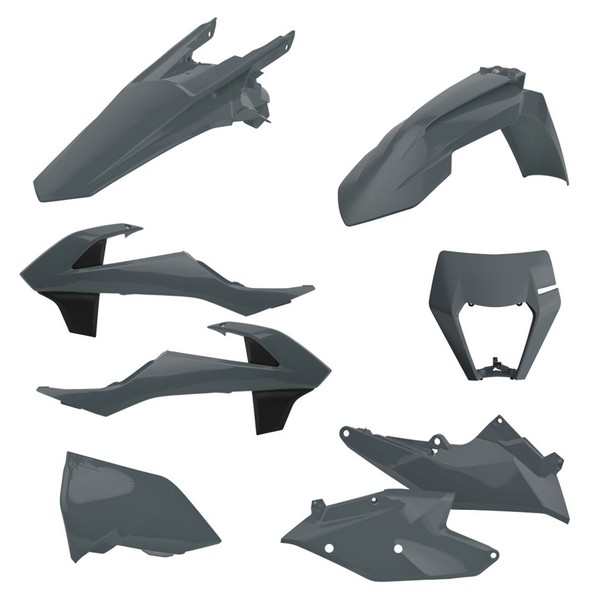 Plastikkit Grau Plastiksatz Passend FüR KTM EXC 150 TPI Bj. 2020-2022-image