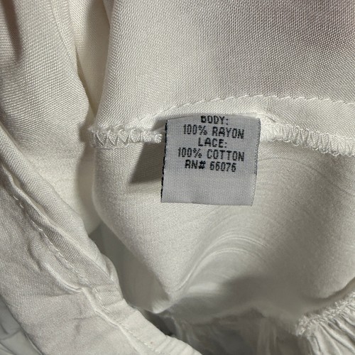 Raviya Sleeveless Flutter-Hem Cover-Up Dress white large - Picture 10 of 10