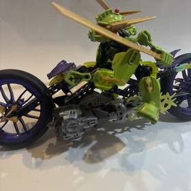 Lego Hero Factory 6231 Green Speeda Demon w/ Motorcycle Motor Bike