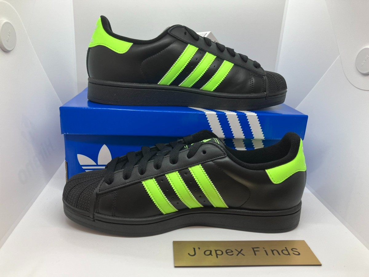 adidas Superstar 2 JQ3175 Core Black Signal Green Cloud